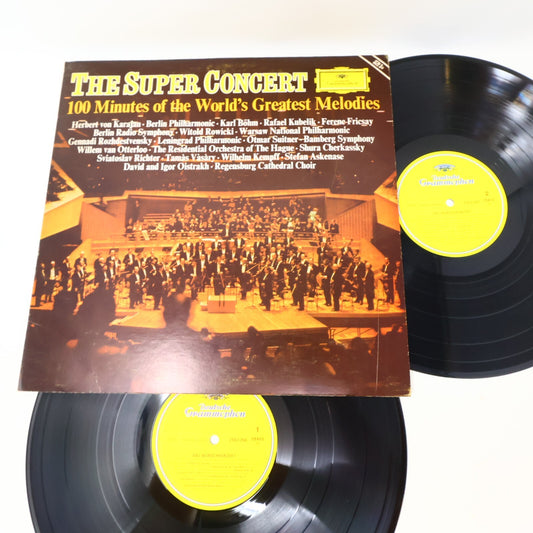 The Super Concert Karajan Berliner Böhm Kubelik Fricsay 2x LP Record 2721 073