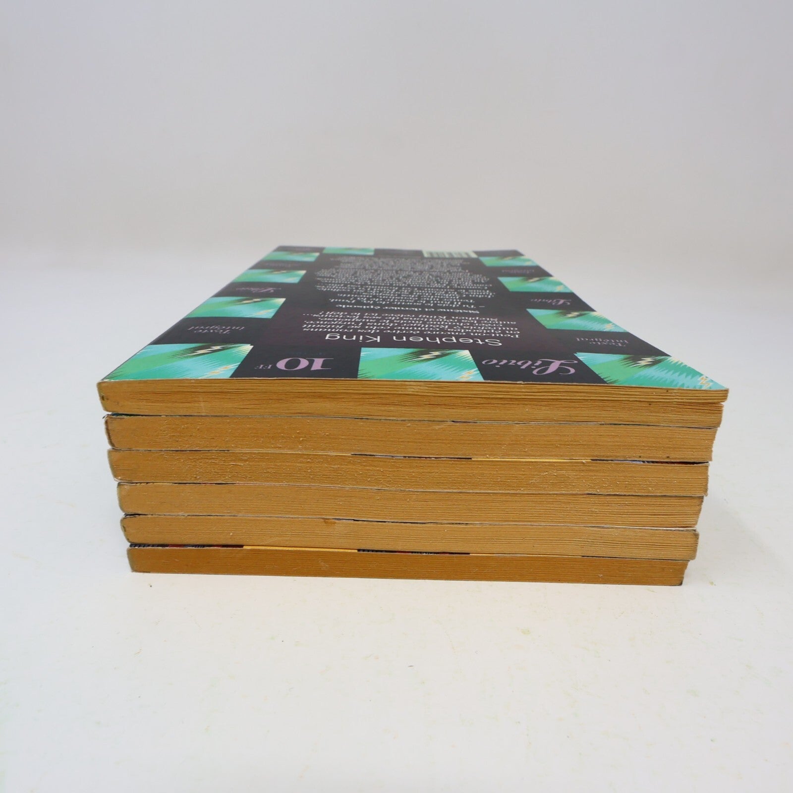 La Ligne Verte The Green Mile Lot 6 Livres Stephen King Horreur Thriller 1996 PB
