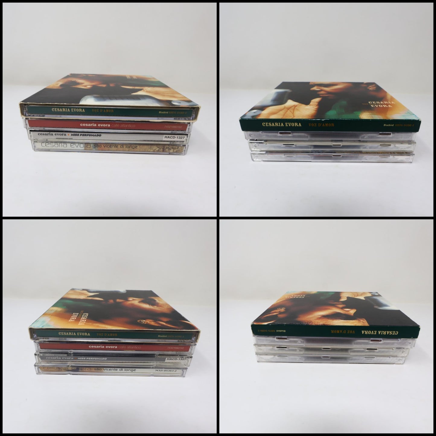 Cesaria Evora 4 CD Lot Café Atlantico/Miss Perfumado/Voz D'Amor/Sao Vicente di