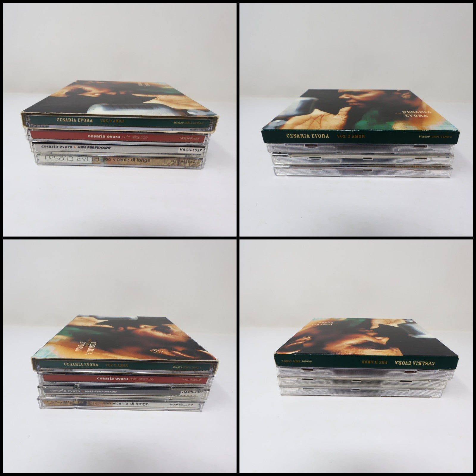 Cesaria Evora 4 CD Lot Café Atlantico/Miss Perfumado/Voz D'Amor/Sao Vicente di