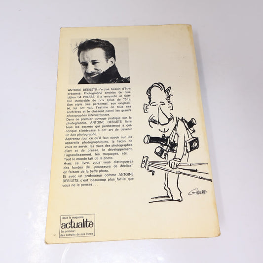 Apprenez la Photographie Antoine Desilets 1969 PB Appareil Photo Art Français