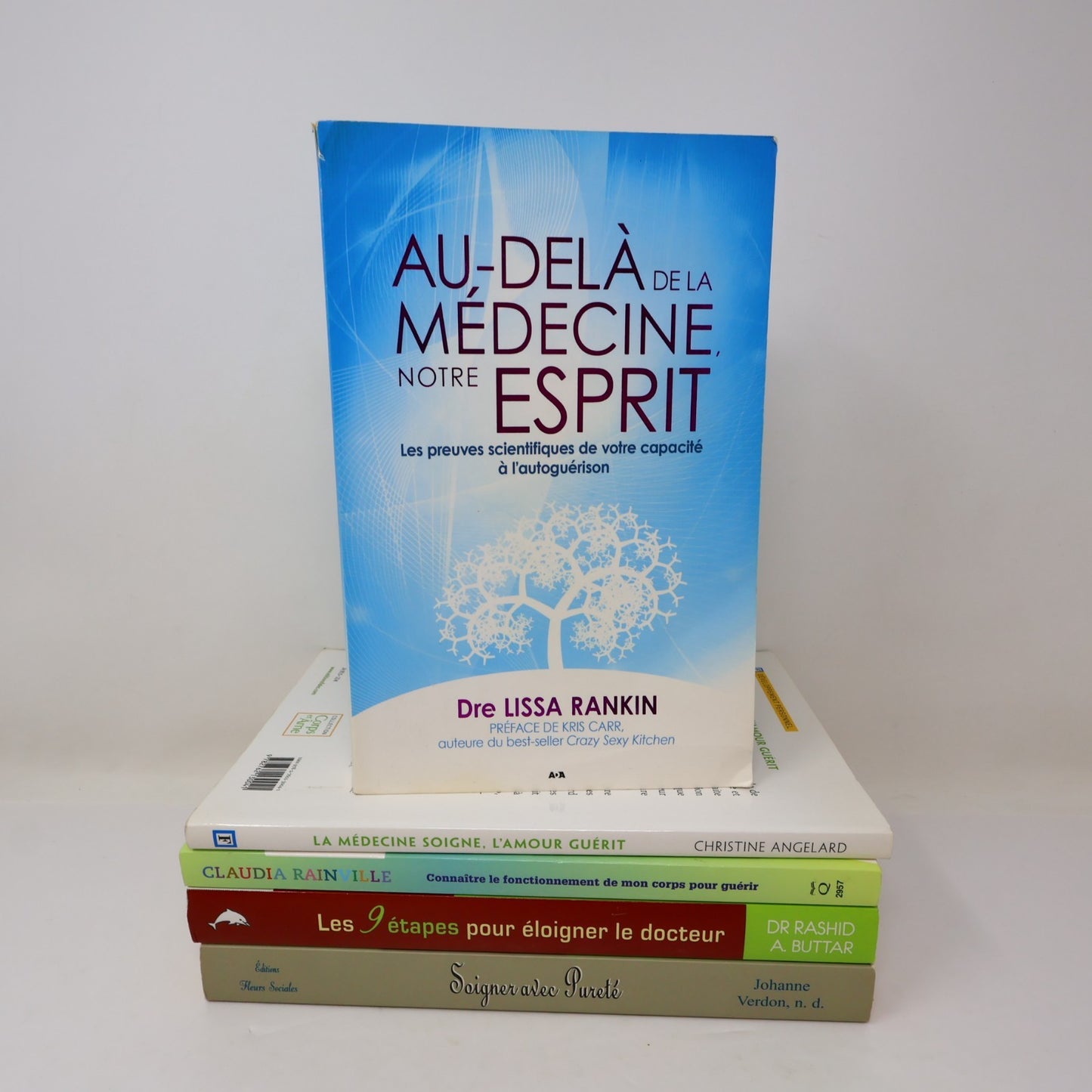Santé Guérison Médecines Alternatives Lot 5 Livres Français Rankin/Angelard PB