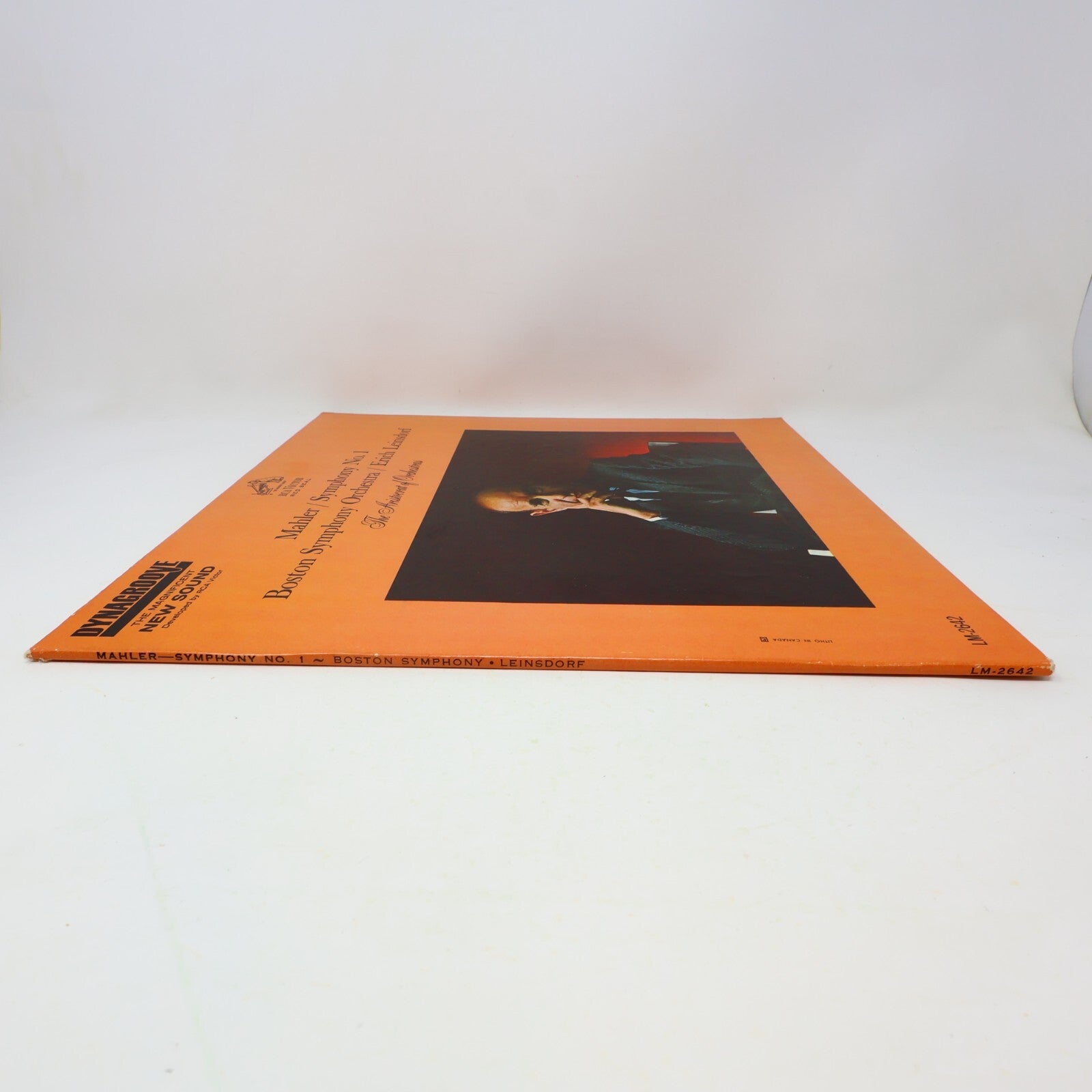 Mahler Boston Symphony Orchestra Erich Leinsdorf Symphony 1 Record LM-2642 Mono