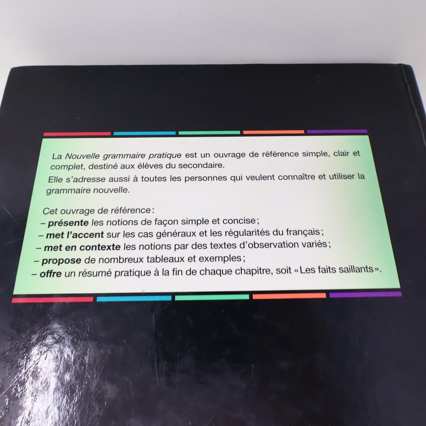 2007 Nouvelle Grammaire Pratique Myriam Laporte Ginette Rochon CEC Français HC