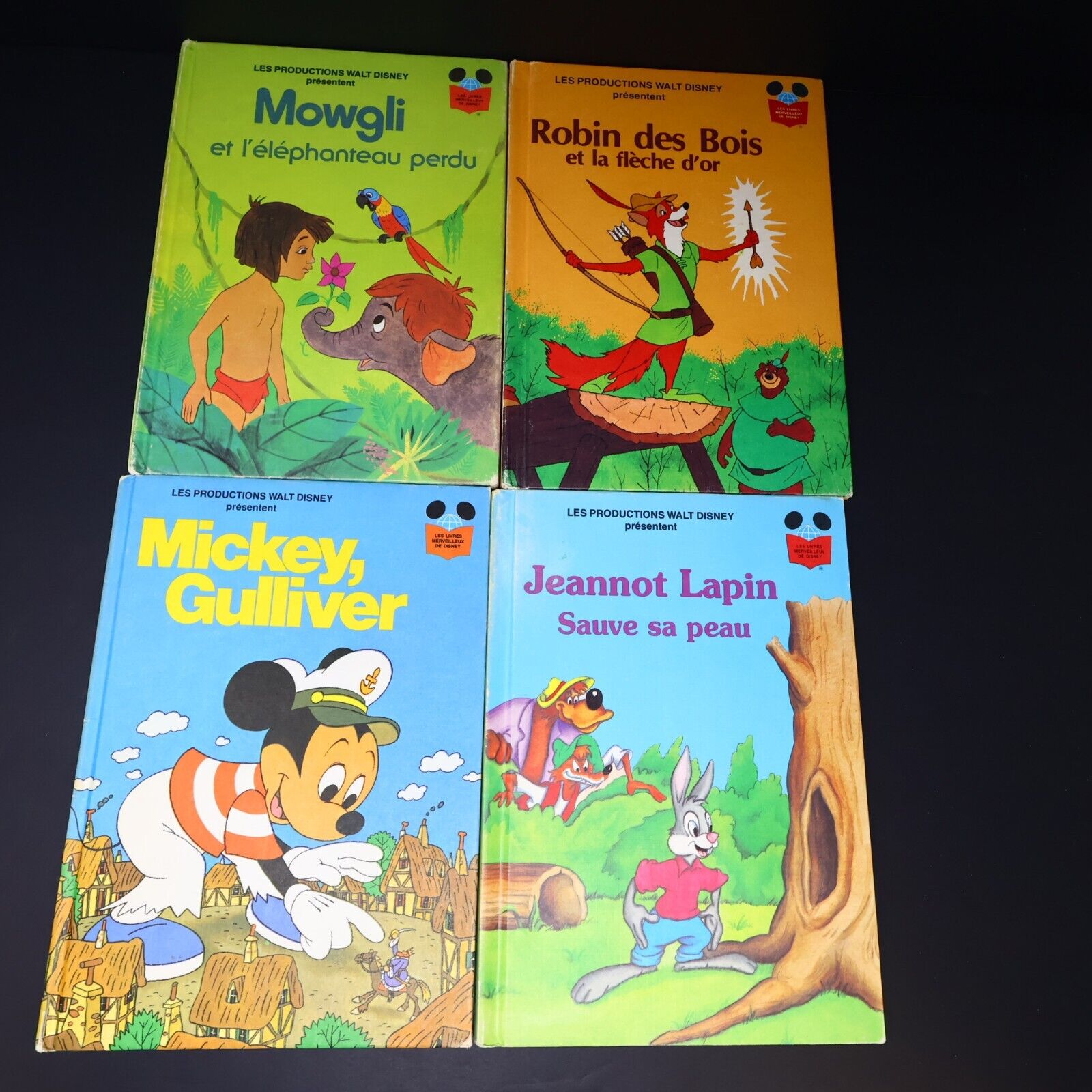 50x Livres Merveilleux de Disney Donald Mickey 70-80s Livre Loisirs Lot Français