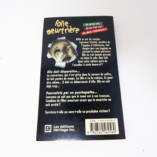 1998 Folie Meurtrière Frissons #83 de Janice Harrell Paperback PB EH Enfants 90s