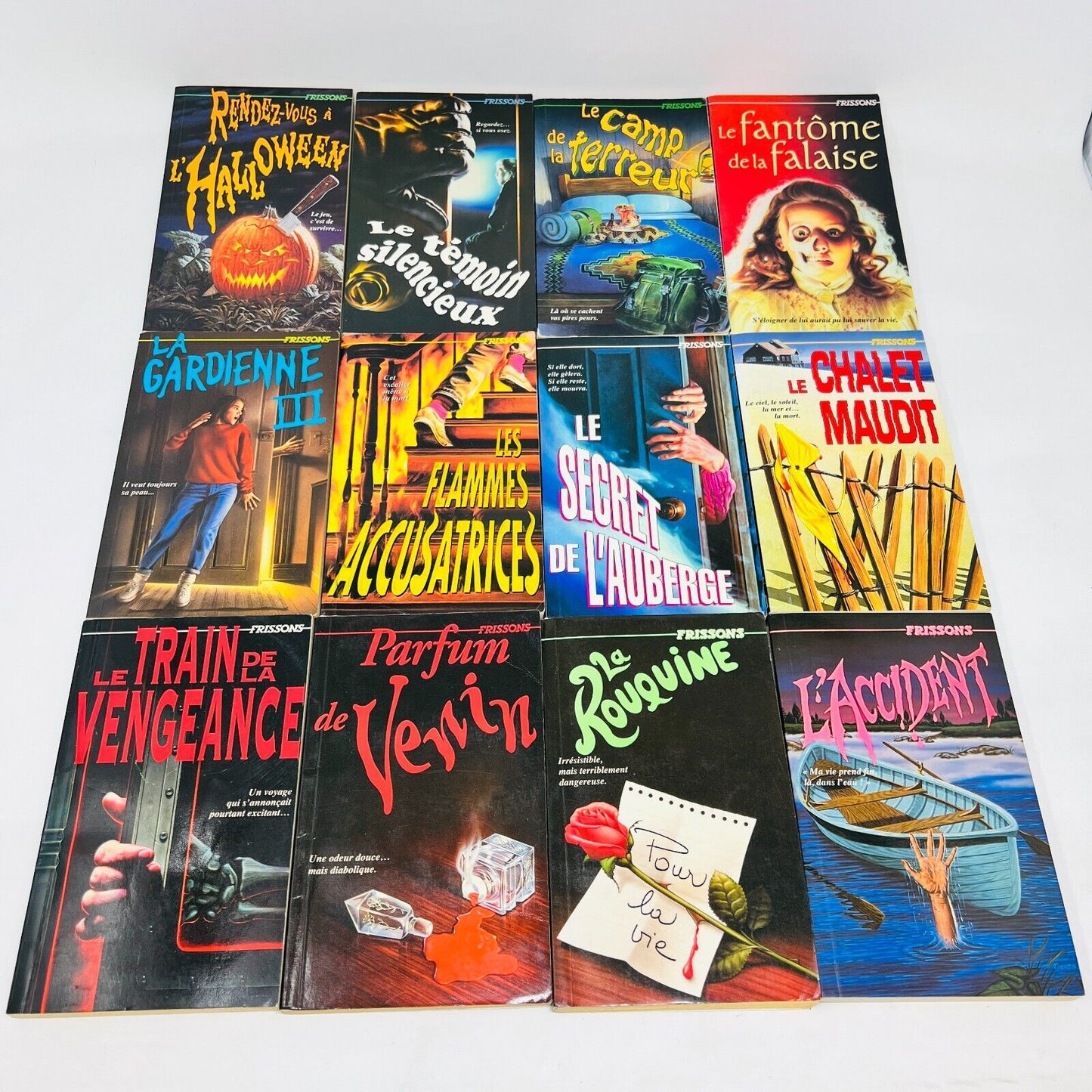 17x Frissons EH Lot Livres Quel Rendez-Vous!/L'Accident/Chalet Maudit Stine