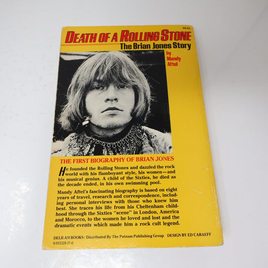 Death of a Rolling Stone the Brian Jones Story Mandy Aftel Putnam 1982 PB Music