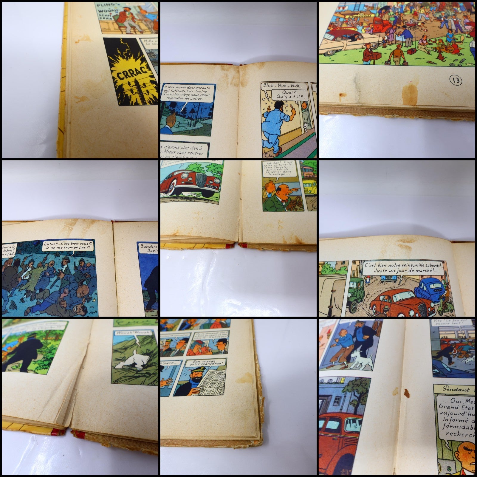 Tintin L'Affaire Tournesol Hergé Casterman 1956 HC B20 Belgique Français/French