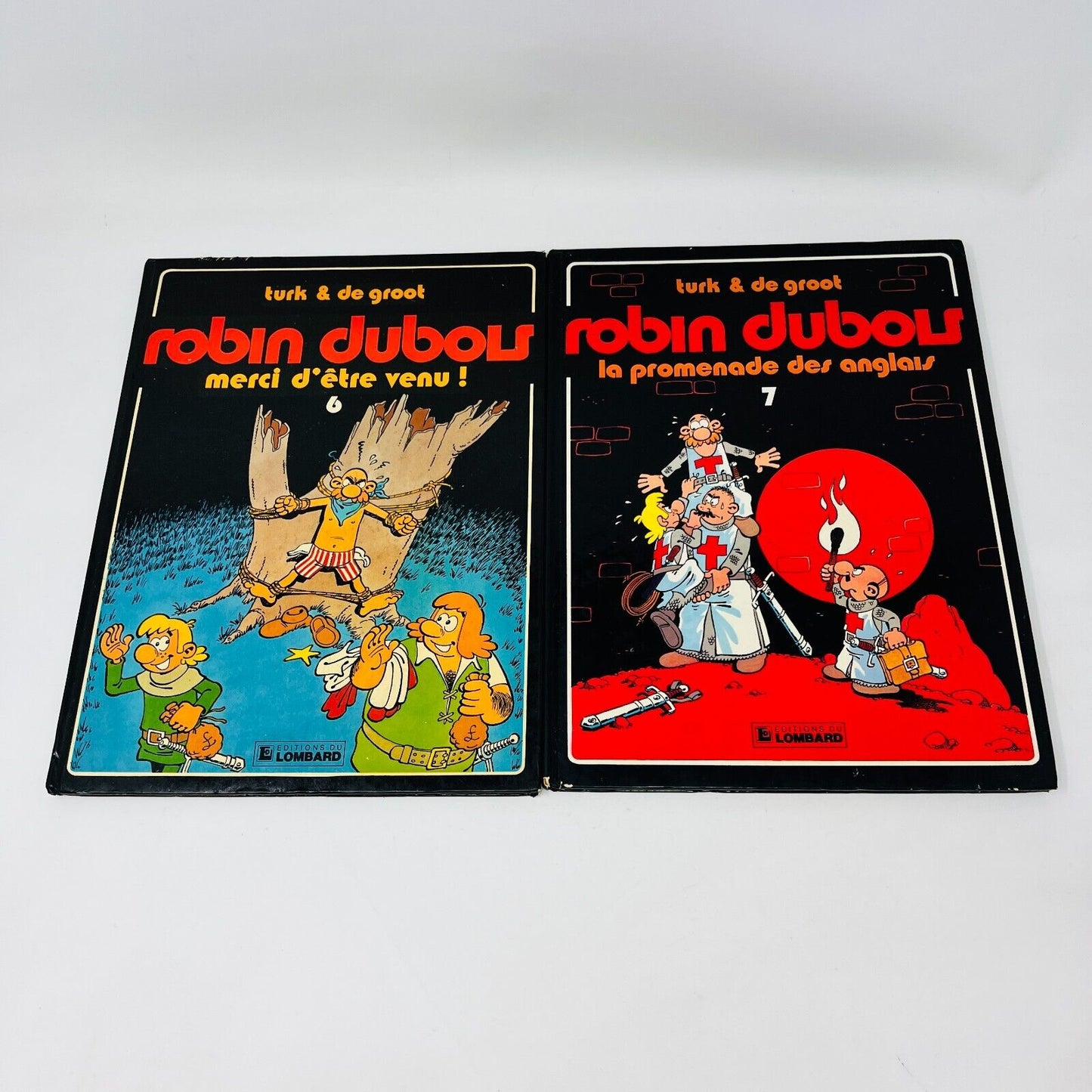 6x Robin Dubois Dargaud Turk & De Groot Lot Bandes Dessinées BD #6-7 9 12-13 15