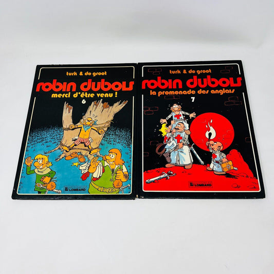 6x Robin Dubois Dargaud Turk & De Groot Lot Bandes Dessinées BD #6-7 9 12-13 15