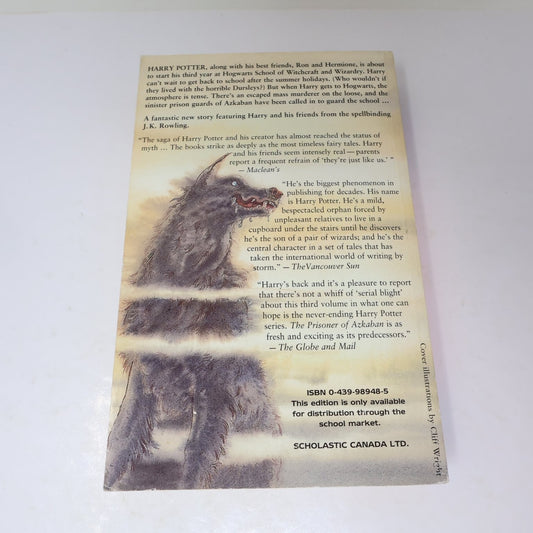 Harry Potter and the Prisoner of Azkaban J.K. Rowling 2000 School Market Canada