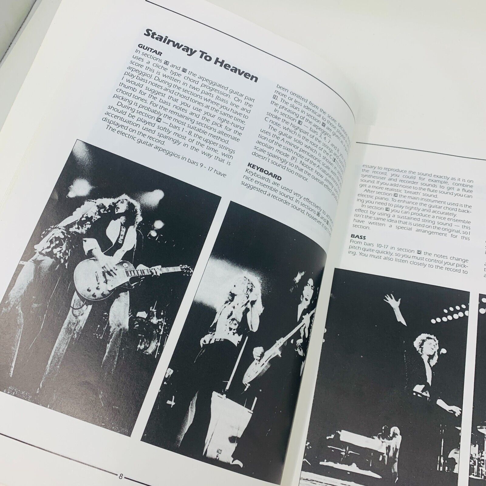 1988 Led Zeppelin Off The Record Songbook Sheet Music Jimmy Page Robert Plant