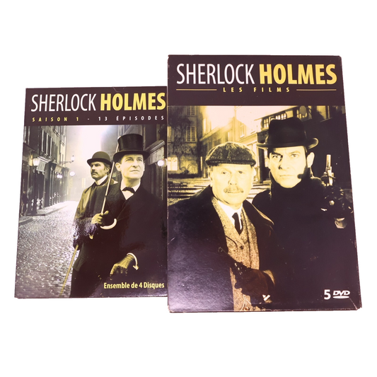 Sherlock Holmes Saison 1/Les Films Lot 2 DVD Français Jeremy Brett 4:3 Testés