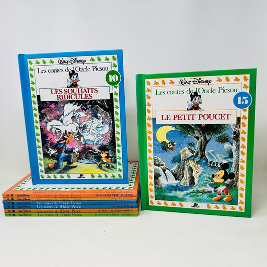 8x Les Contes de l'Oncle Picsou Walt Disney Publicor Lot Livres Français 90s