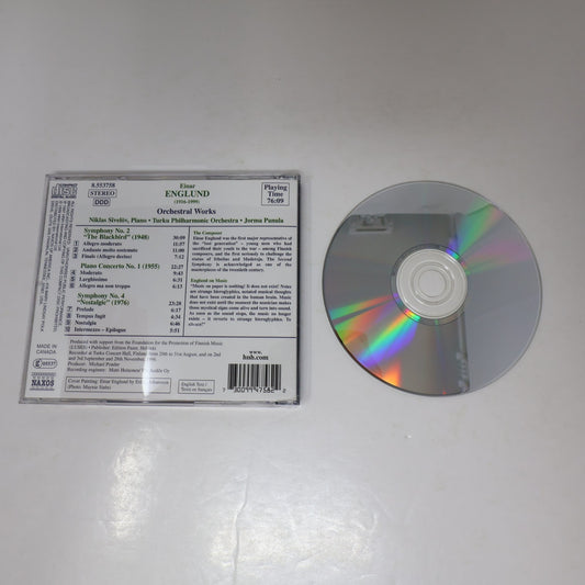 Einar Englund CD Orchestral Works Naxos Niklas Sivelöv/Turku Philharmonic/Panula