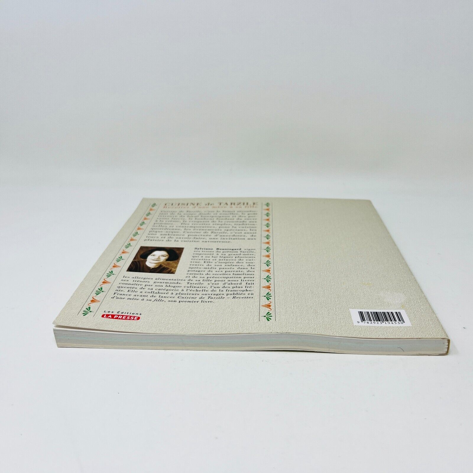 2007 Cuisine de Tarzile de Sylviane Beauregard Livre Recettes La Presse Français
