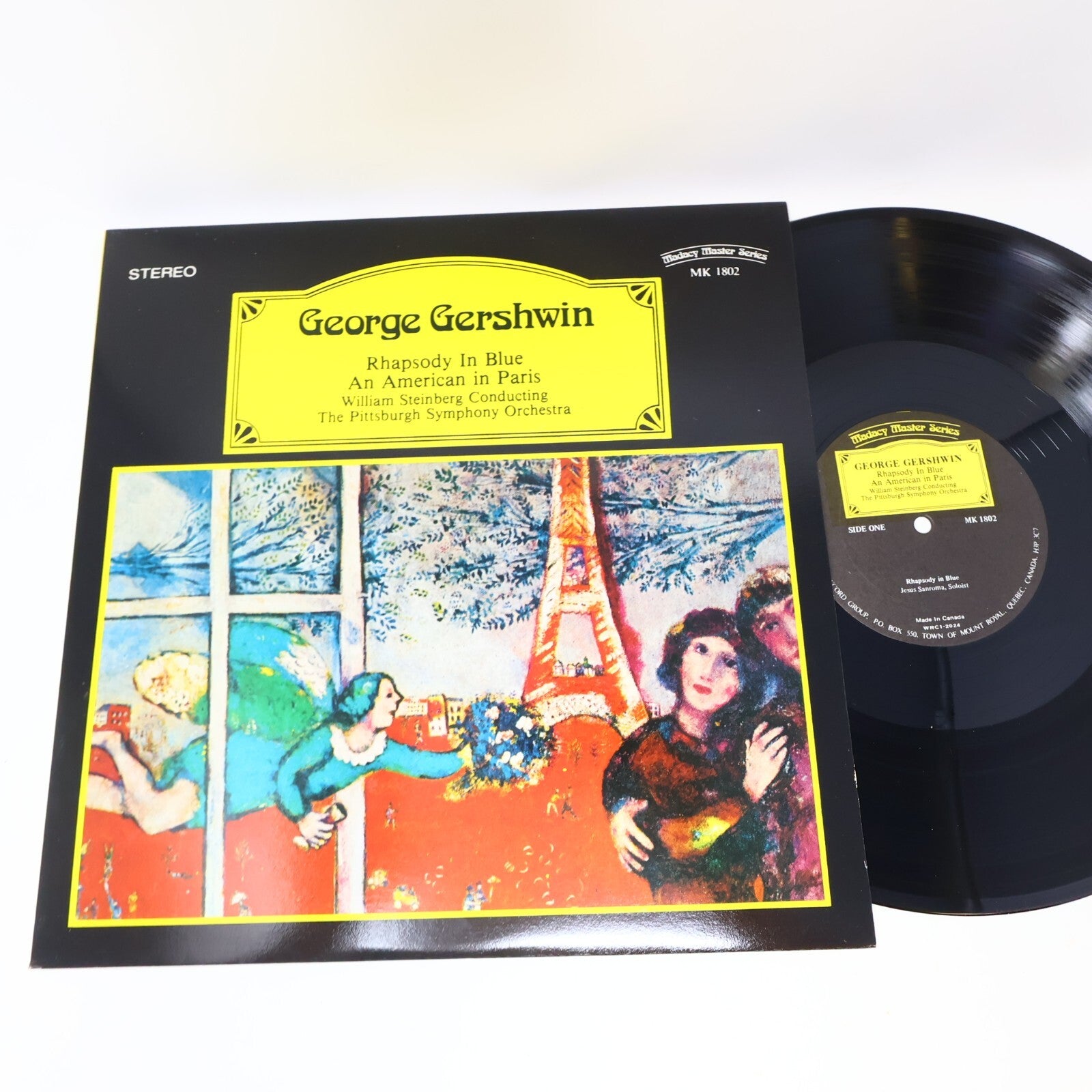 George Gershwin Rhapsody In Blue An American In Paris LP Record Vinyl MK 1802