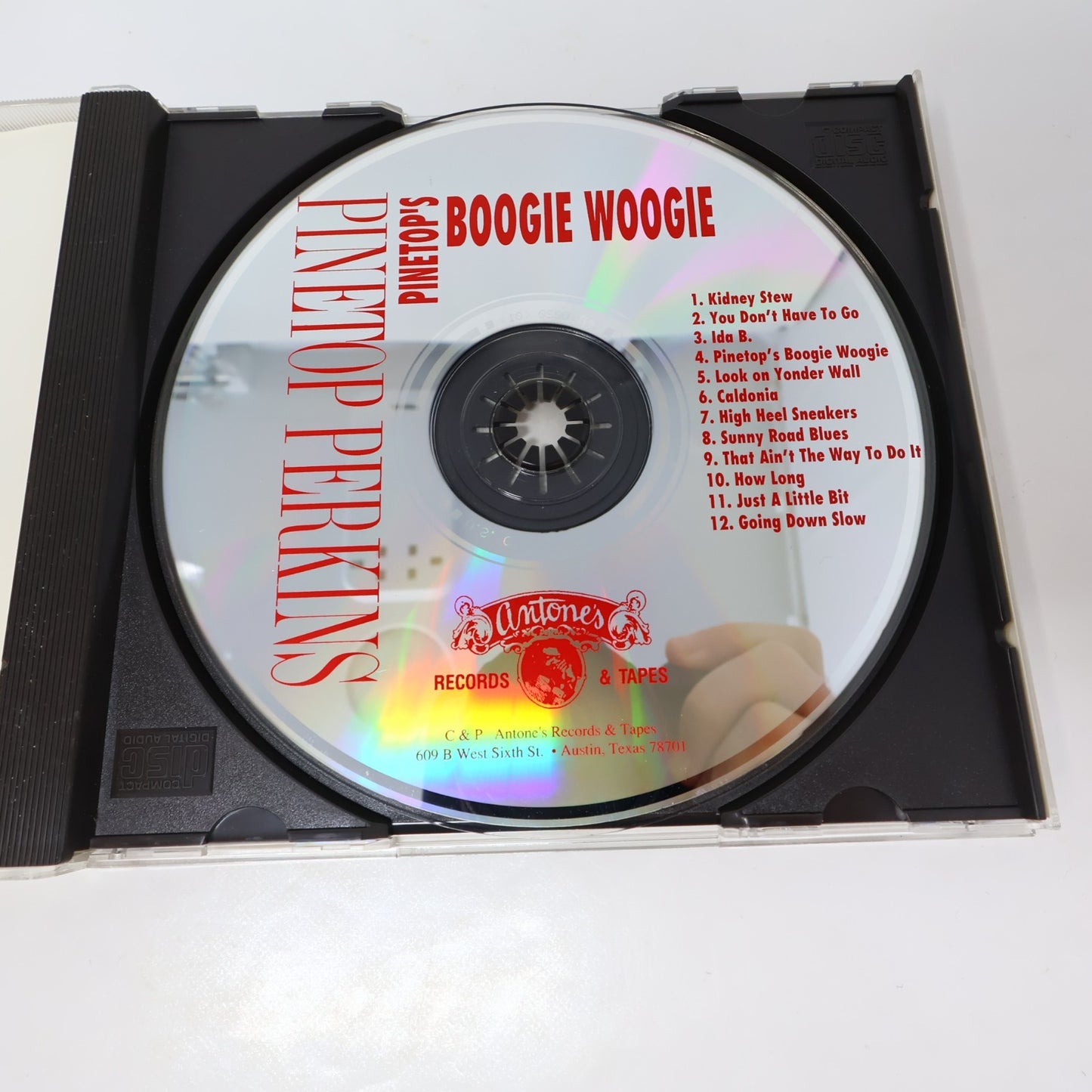 Pinetop Perkins 2 CDs Lot Sweet Black Angel/Pinetop's Boogie Woogie Blues 90s