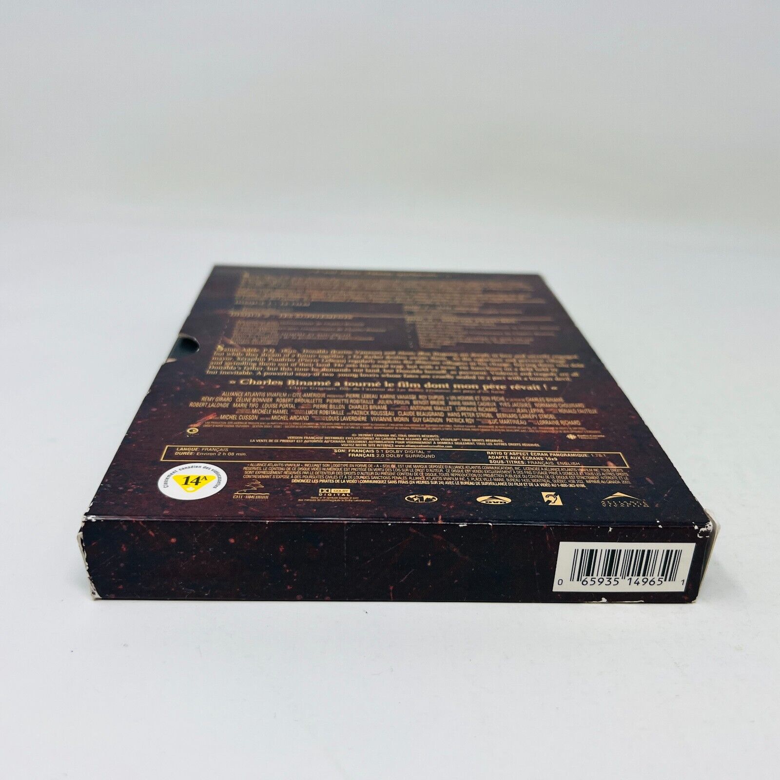 Séraphin Un Homme et son Péché Édition Spéciale DVD Roy Dupuis/Karine Vanasse