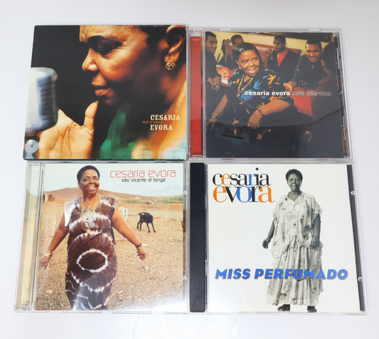 Cesaria Evora 4 CD Lot Café Atlantico/Miss Perfumado/Voz D'Amor/Sao Vicente di