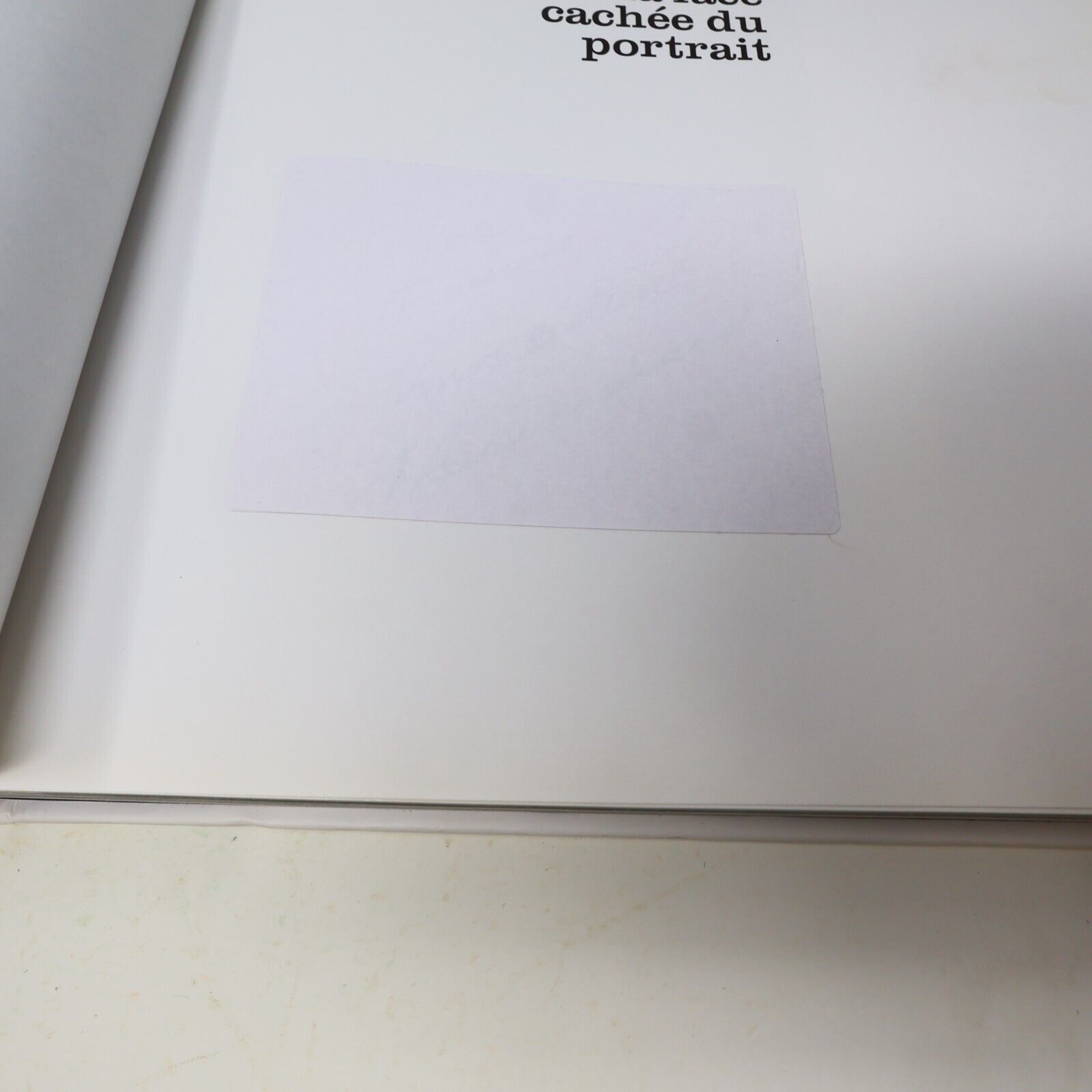 2007 La Face Cachée du Portrait Astuces et Secrets Monic Richard Sophie Massé HC