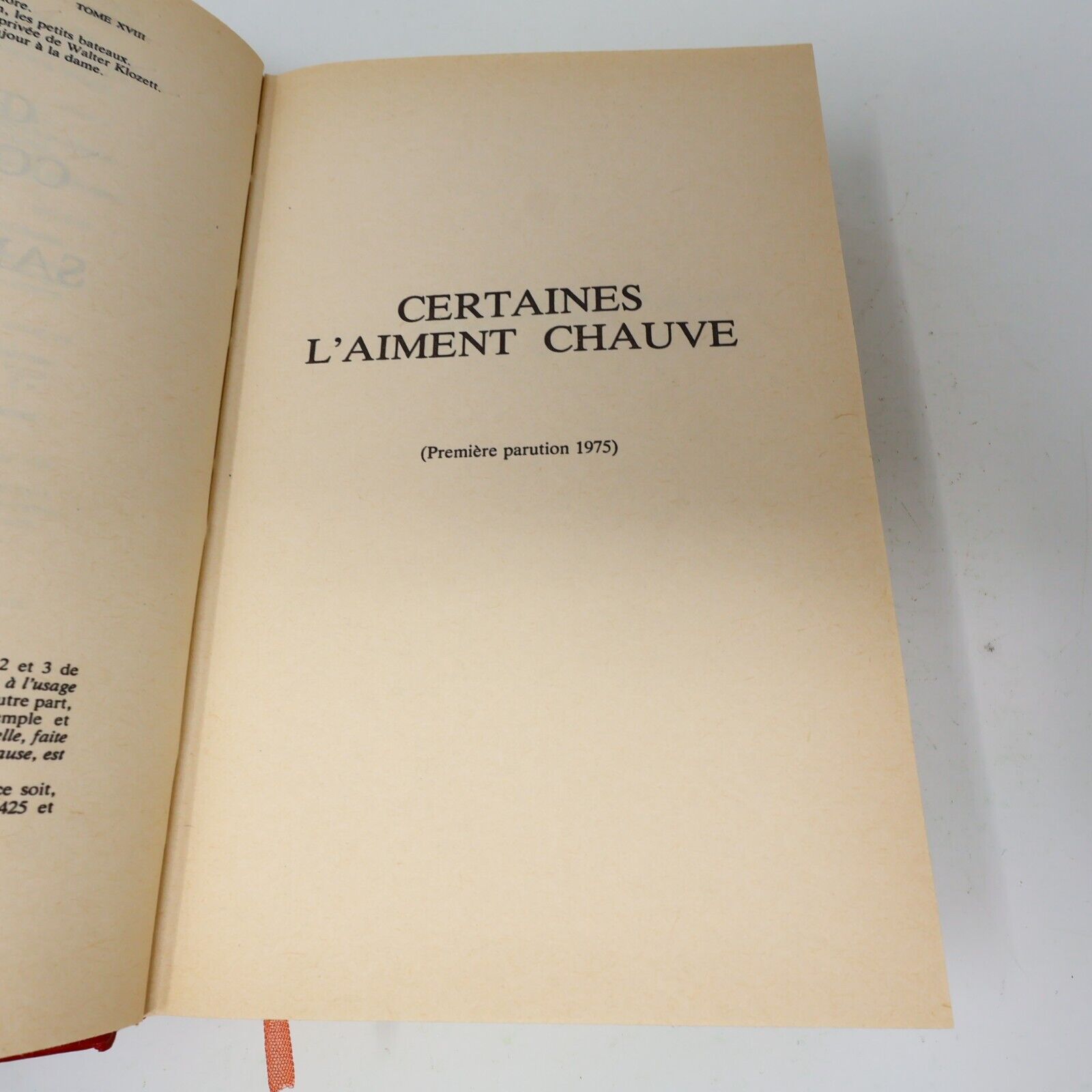 San Antonio Oeuvres Completes #XIX (19) 1979 Fleuve Noir Français Hardcover 70s
