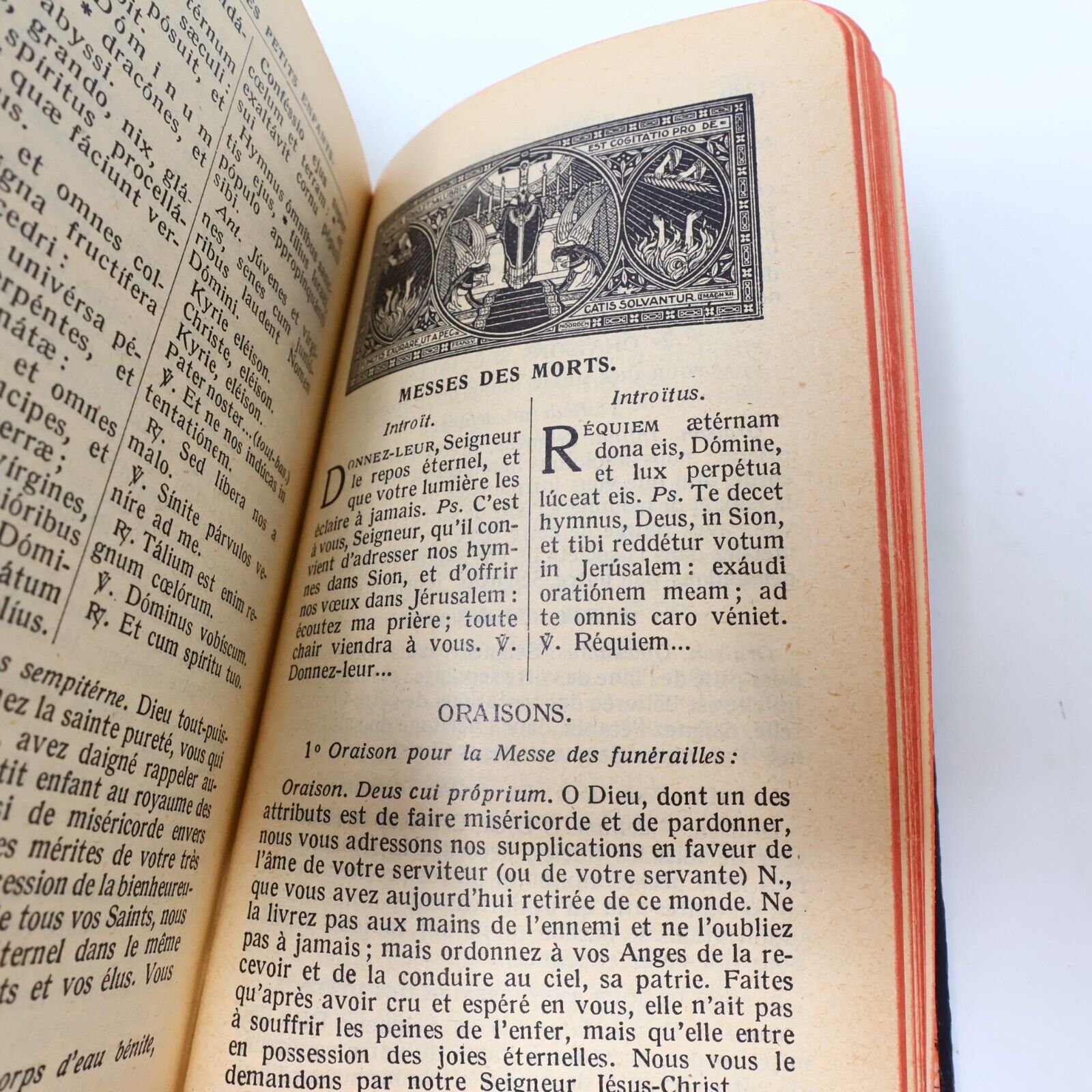 1922 Paroissien Romain Missel Vespéral Expliqué Proost Religion Français Latin