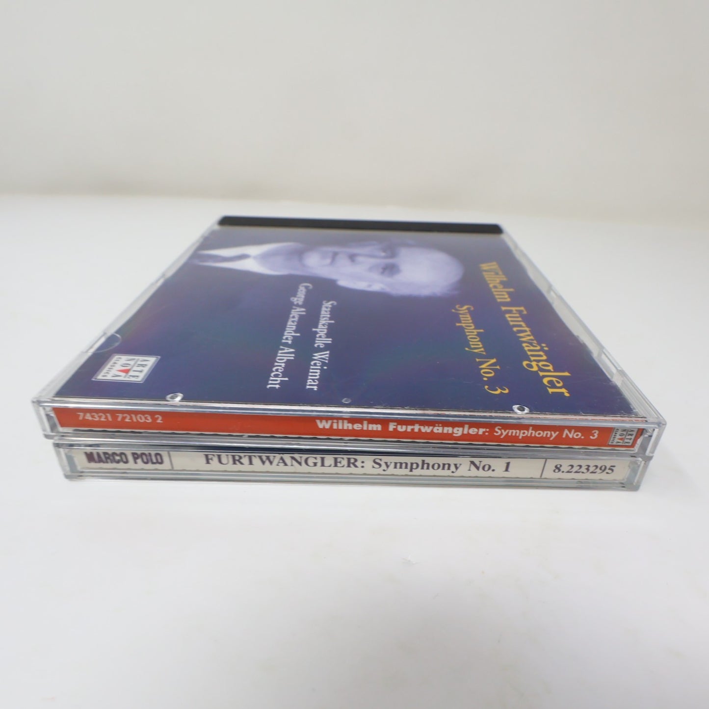 Wilhelm Furtwängler 2 CD Lot Classical Symphony No. 1 In B Minor/Symphony No. 3