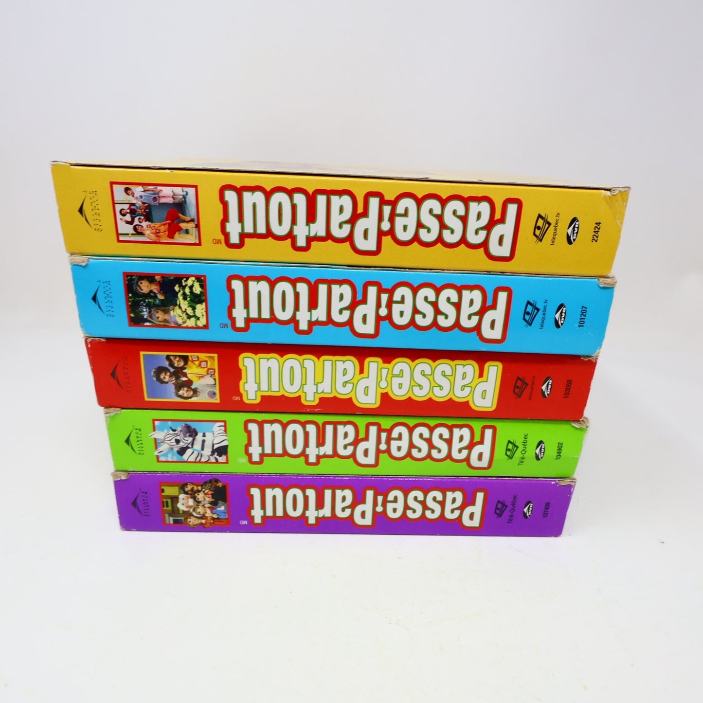 Passe-Partout #1-2-3-4-5 Lot 5 DVD Télé Québec Série Originale Complète Testés