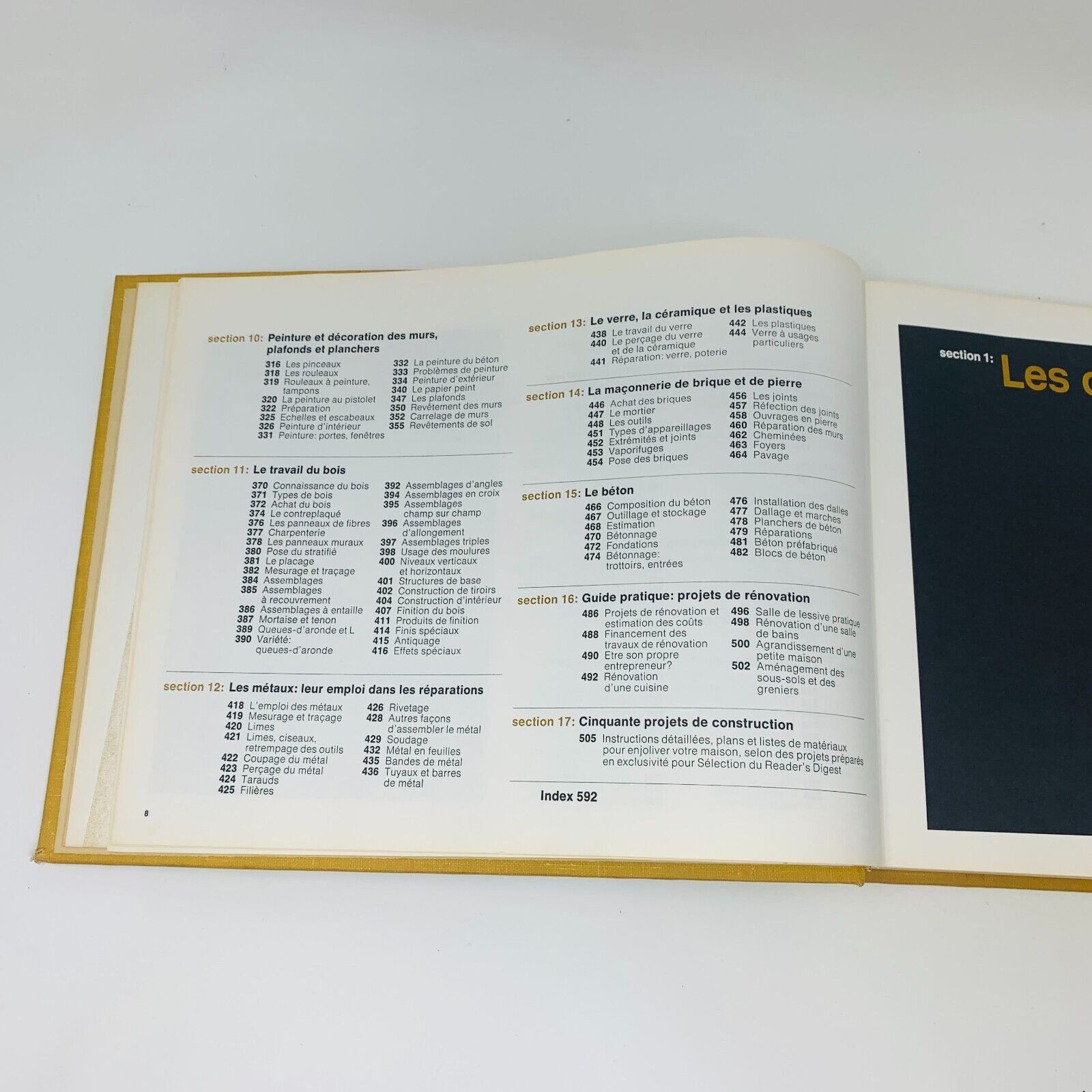 1975 Manuel Complet du Bricolage Sélection Reader's Digest Rénovations Français