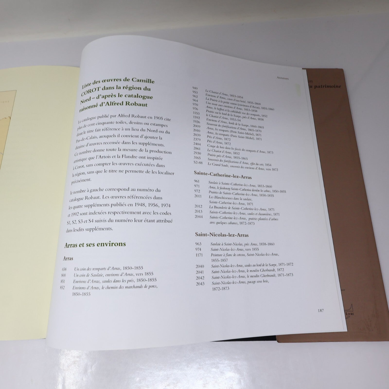 Corot et les Peintres de l'École d'Arras Dominique Horbez 2004 HC Français Arts