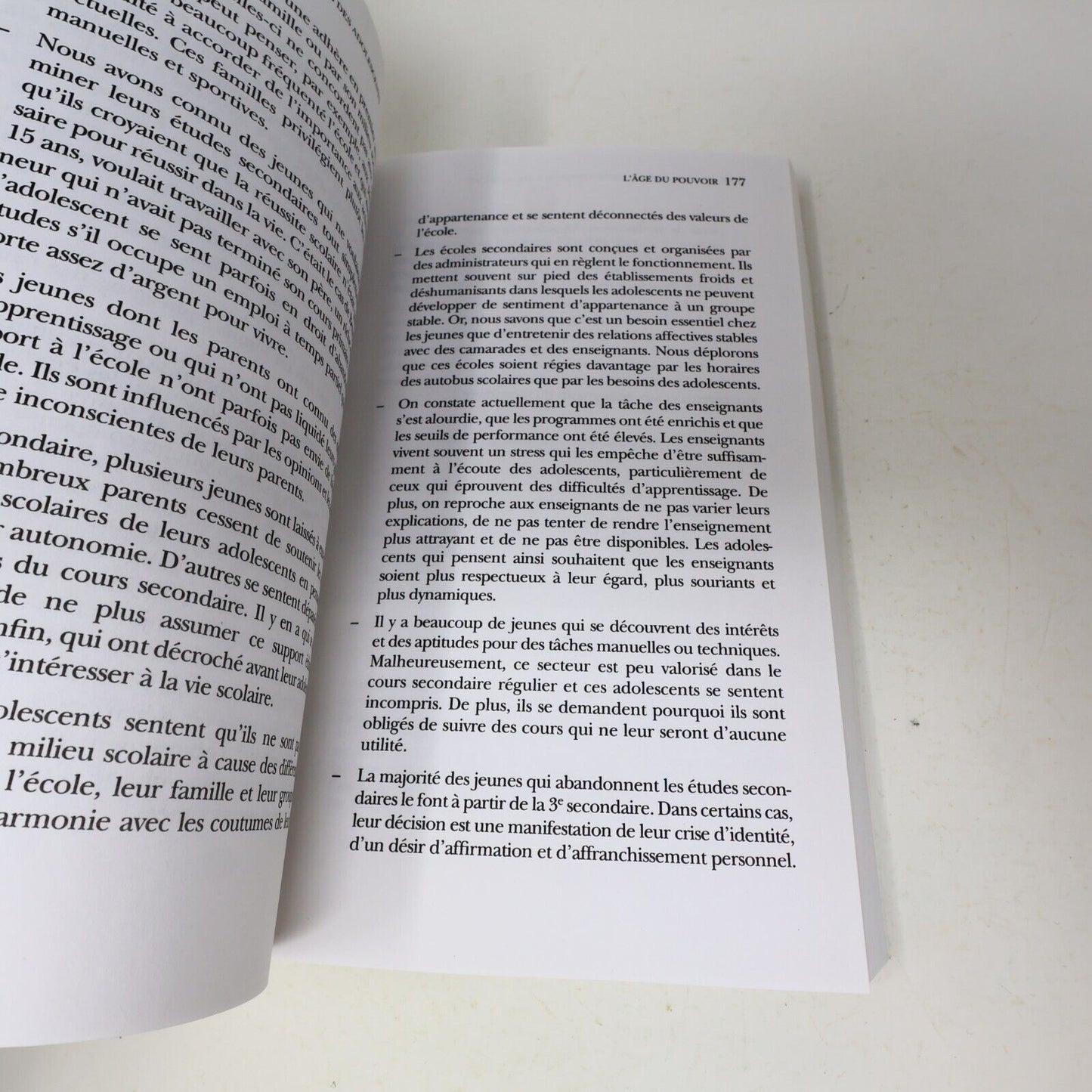 1995 Besoins Défis et Aspirations des Adolescents Éducation Parentalité Français