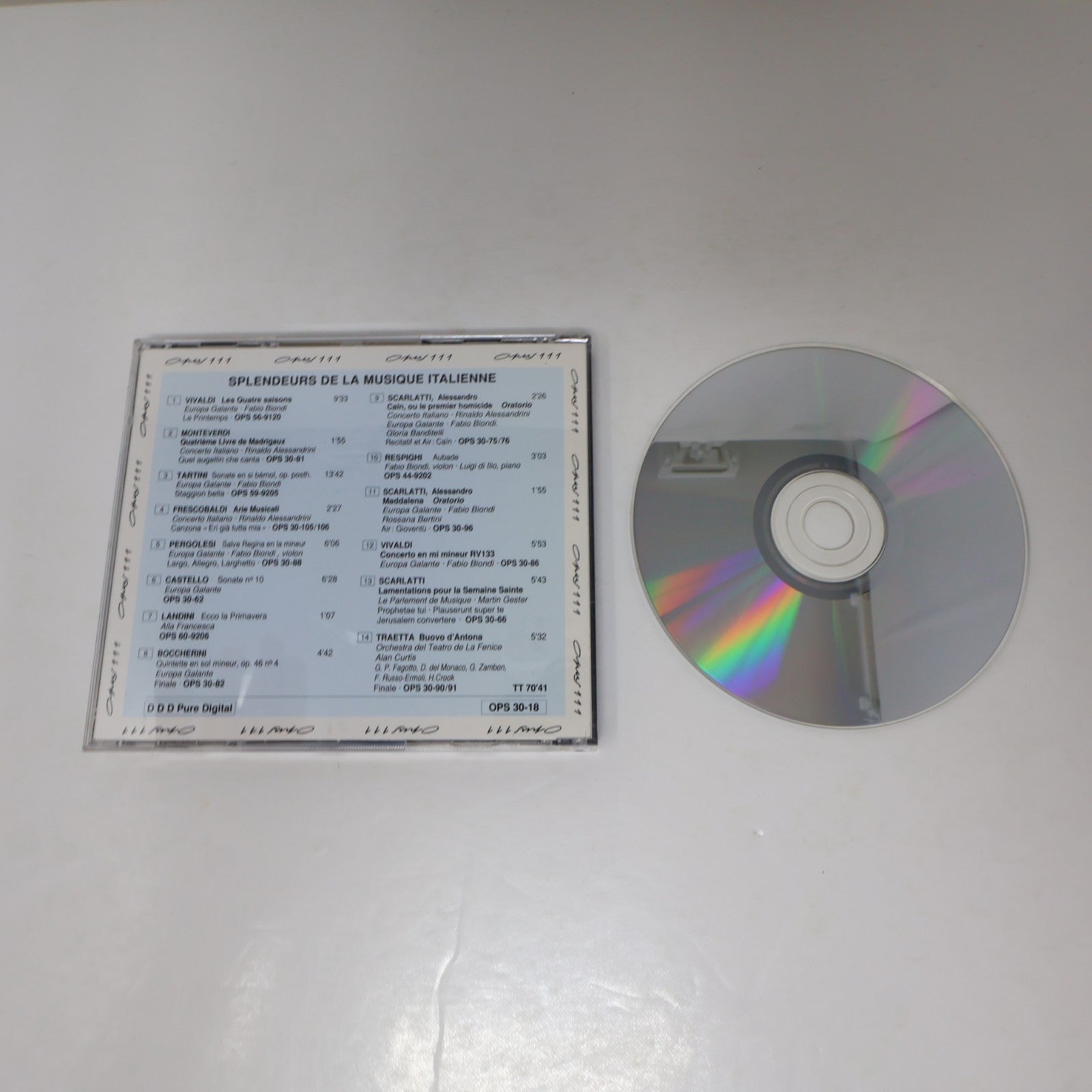 Splendeurs De La Musique Italienne CD Castello/Corelli/Boccherini/Scarlatti