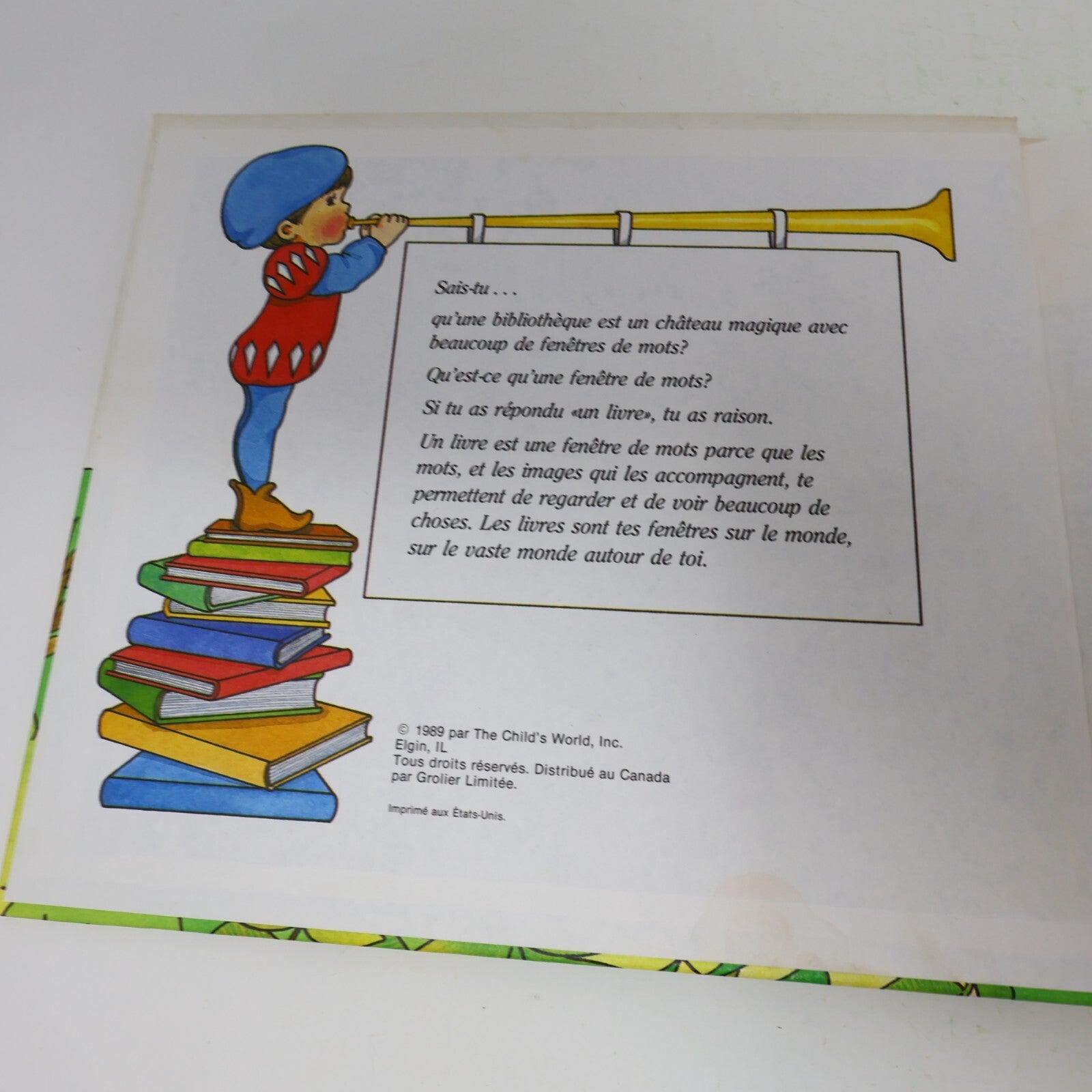 Lot 14 Le Château Magique du Livre Jane Belk Moncure Livres Enfants Français 80s