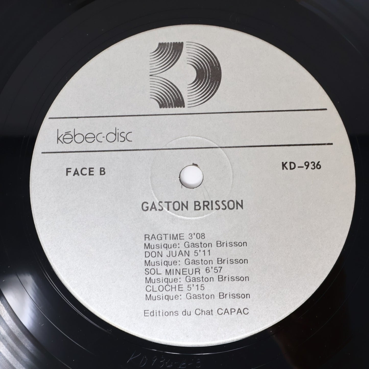 Gaston Brisson Lot 3 Disques LP Record Corridor/Filigranes/En Spectacle 1970s