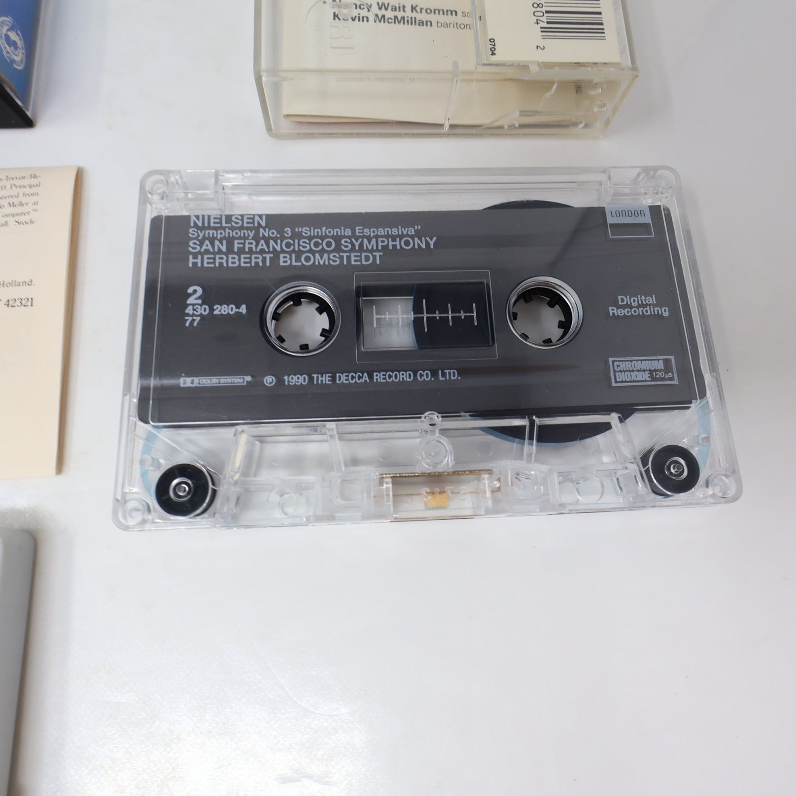 Carl Nielsen 3 Cassettes Lot Symphonies #1-3 Esa-Pekka Salonen/Herbert Blomstedt