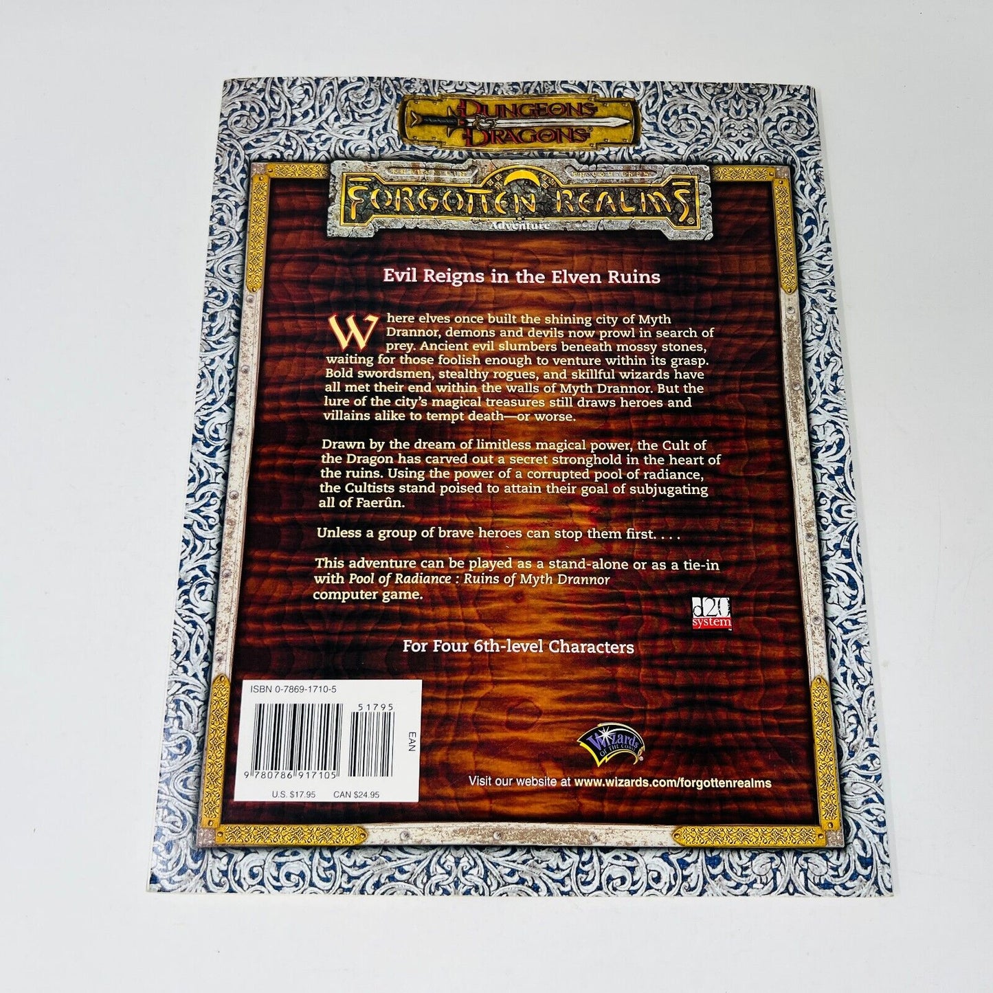 Pool of Radiance Attack on Myth Drannor Dungeons & Dragons D&D Forgotten Realms