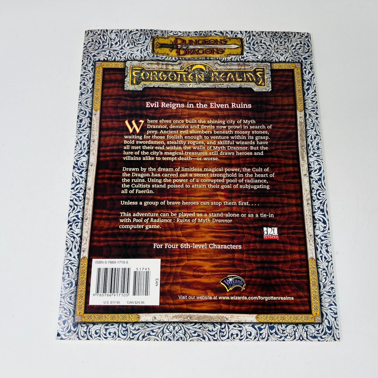 Pool of Radiance Attack on Myth Drannor Dungeons & Dragons D&D Forgotten Realms