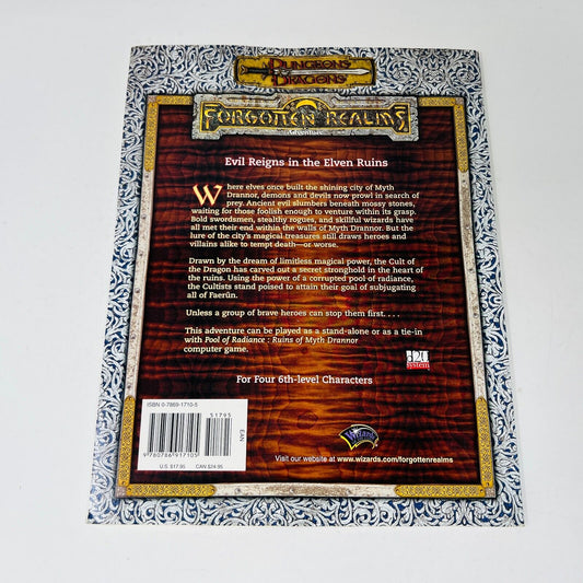 Pool of Radiance Attack on Myth Drannor Dungeons & Dragons D&D Forgotten Realms