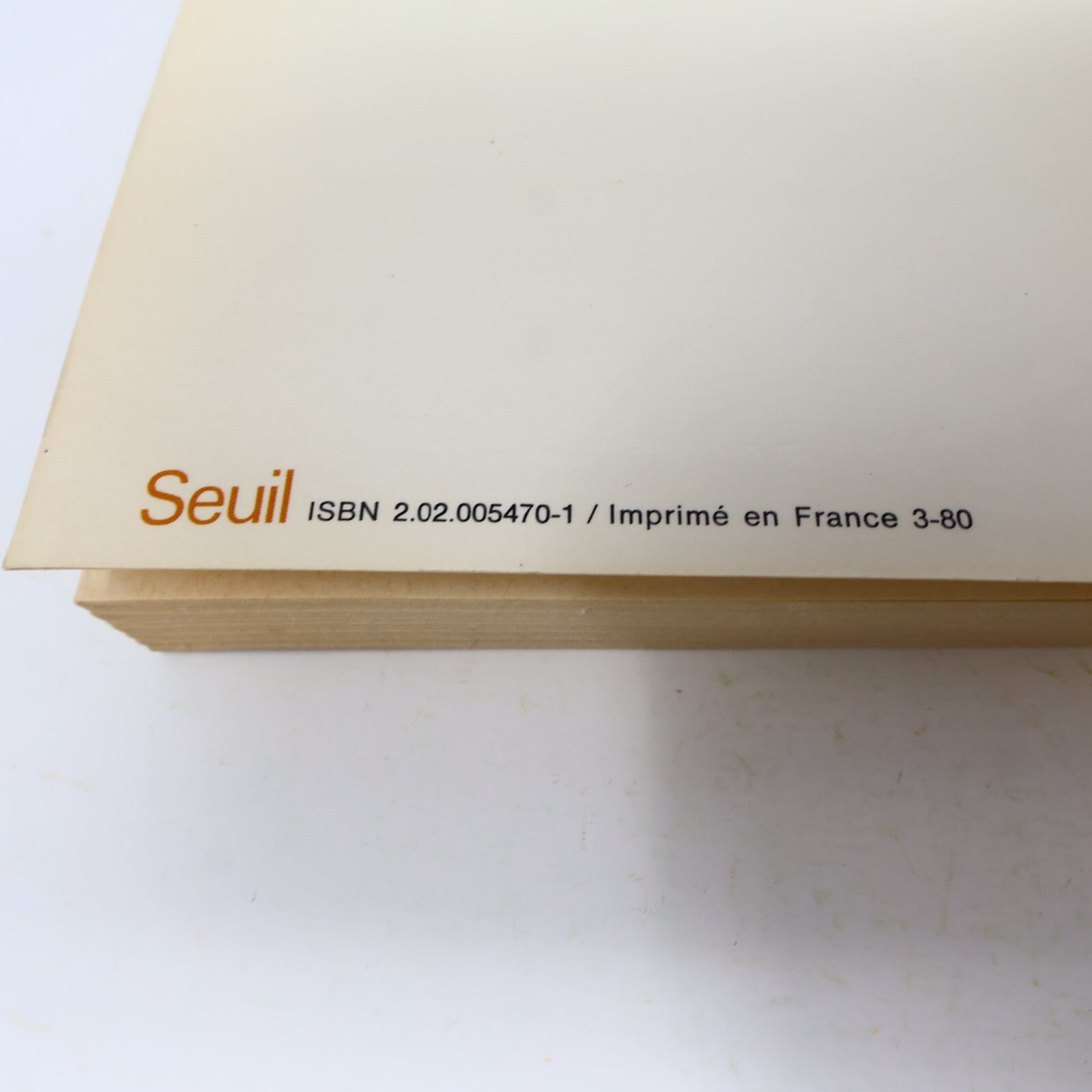 1980 Good Work Ernst Friedrich Schumacher Seuil Société Affaires Français Livre