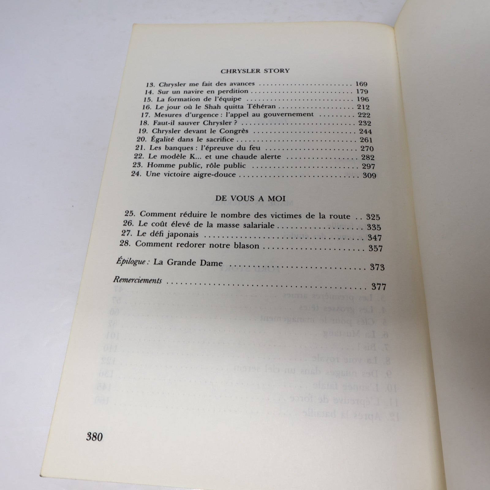 Iacocca Lee Iacocca/William Novak Robert Laffont 1985 PB Français Biographie 80s