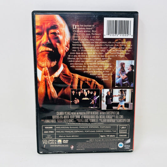 2005 Le Nouveau Karaté Kid DVD Testé en Français Pat Morita/Hilary Swank NTSC