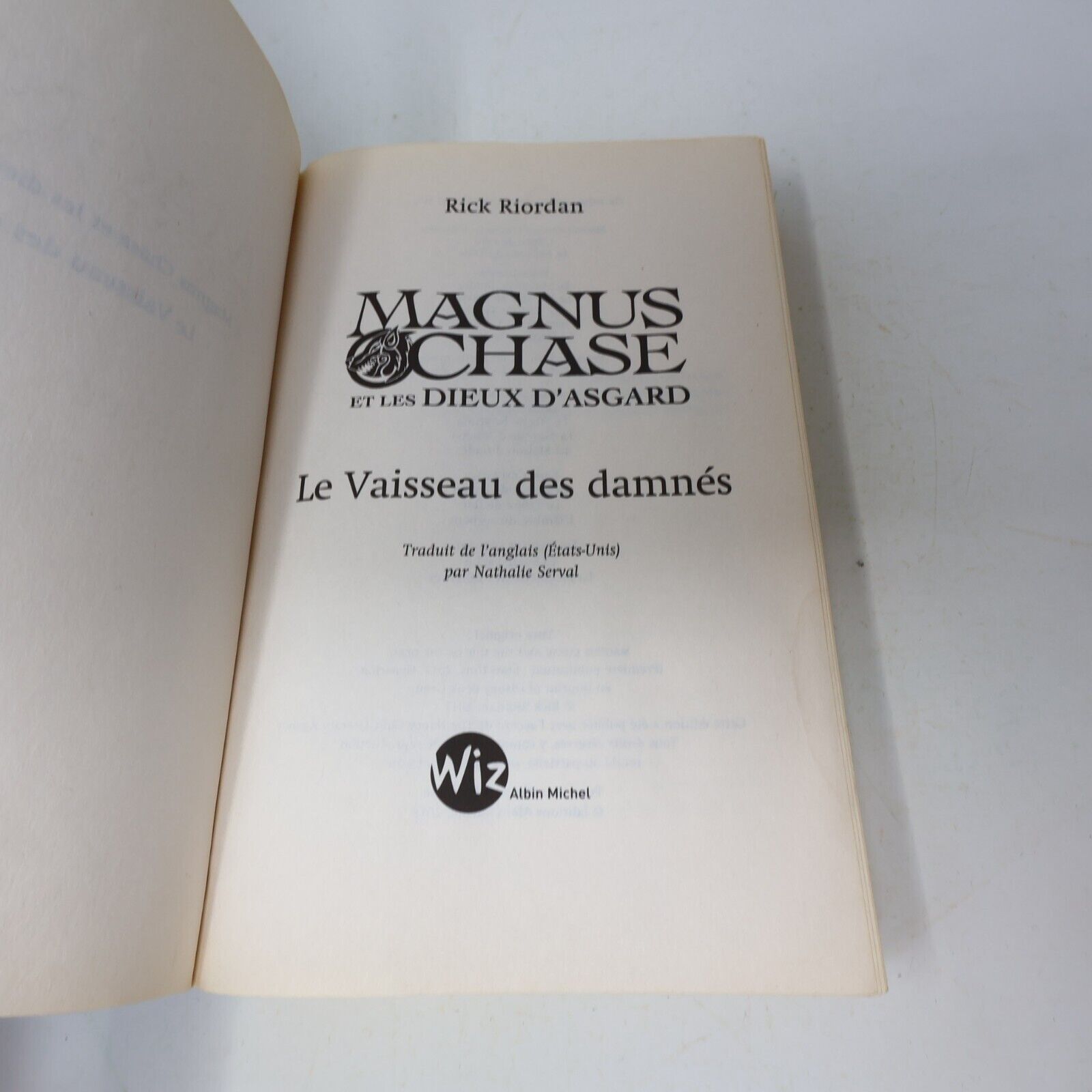 Magnus Chase et les Dieux d'Asgard #3 Le Vaisseau des Damnés Rick Riordan 2018
