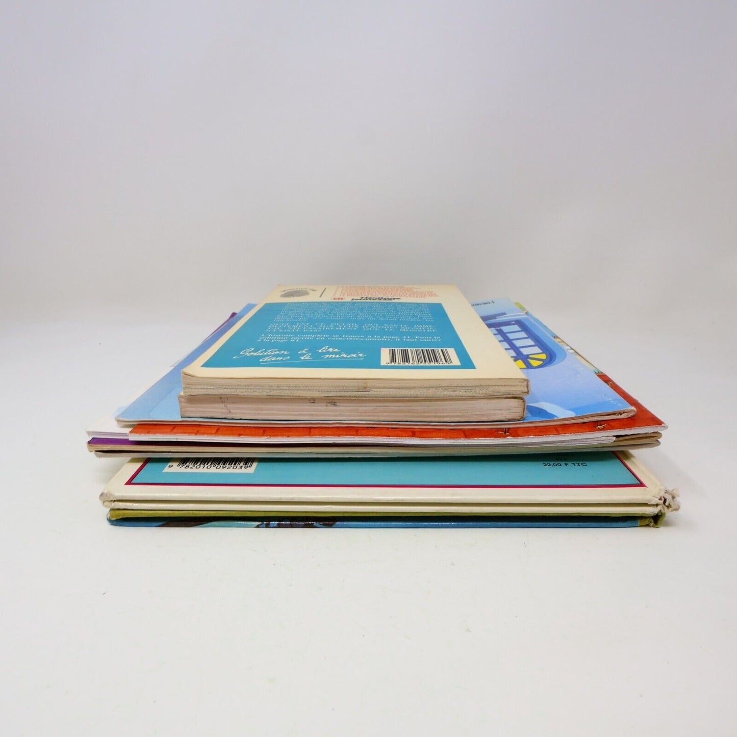 Lot 10 Livres Enfants Vintage Goldorak Belle et Sébastien Richard Scarry French