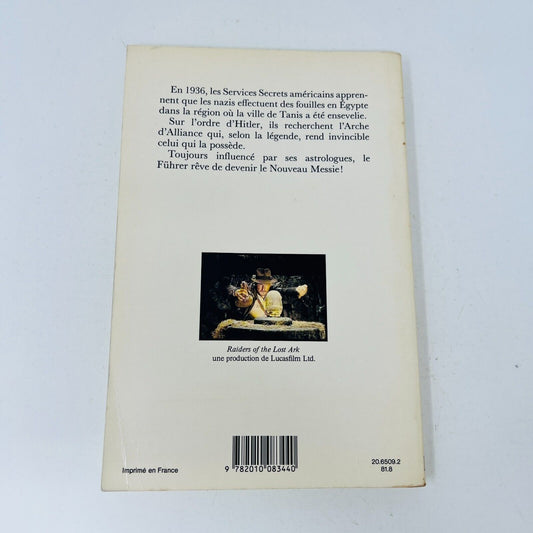 1981 Les Aventuriers de l'Arche Perdu de Campbell Black Hachette Indiana Jones