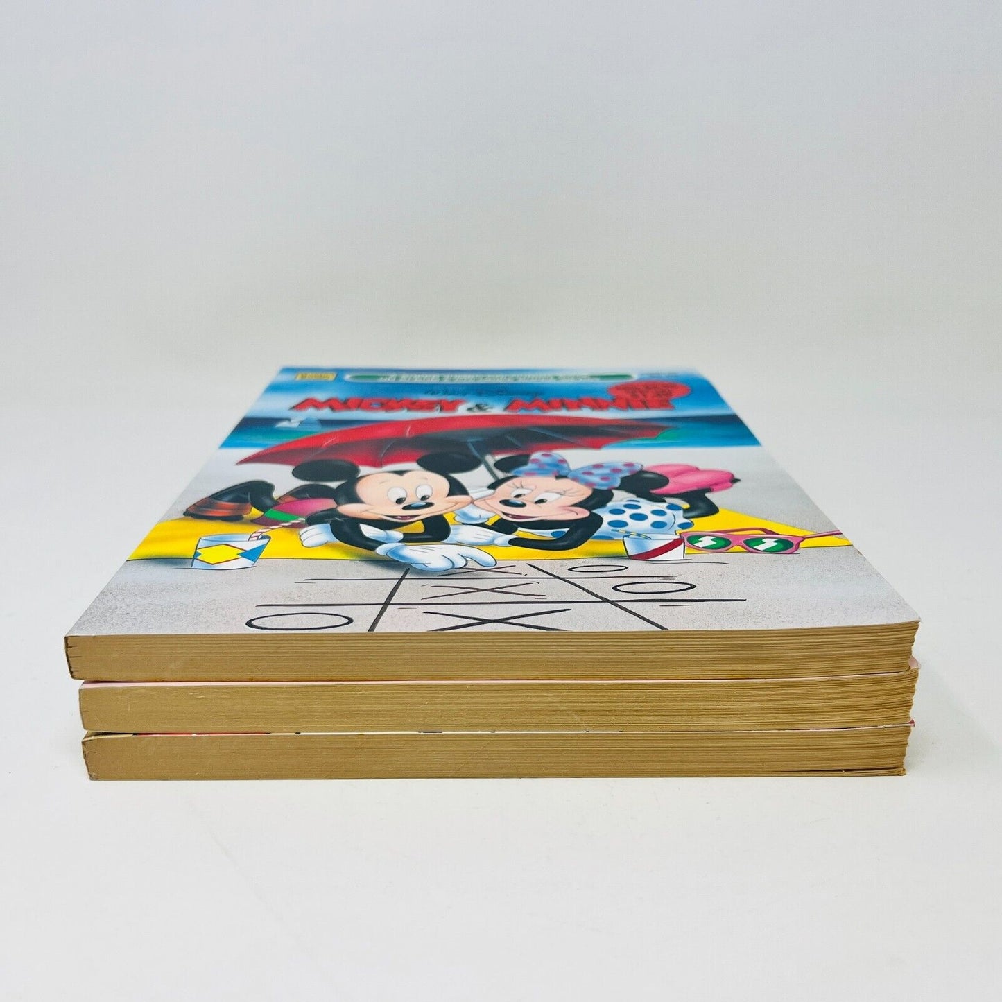 3x Disney Super Jumbo Coloring Golden Books Mickey/101 Dalmatians/Beauty 90s
