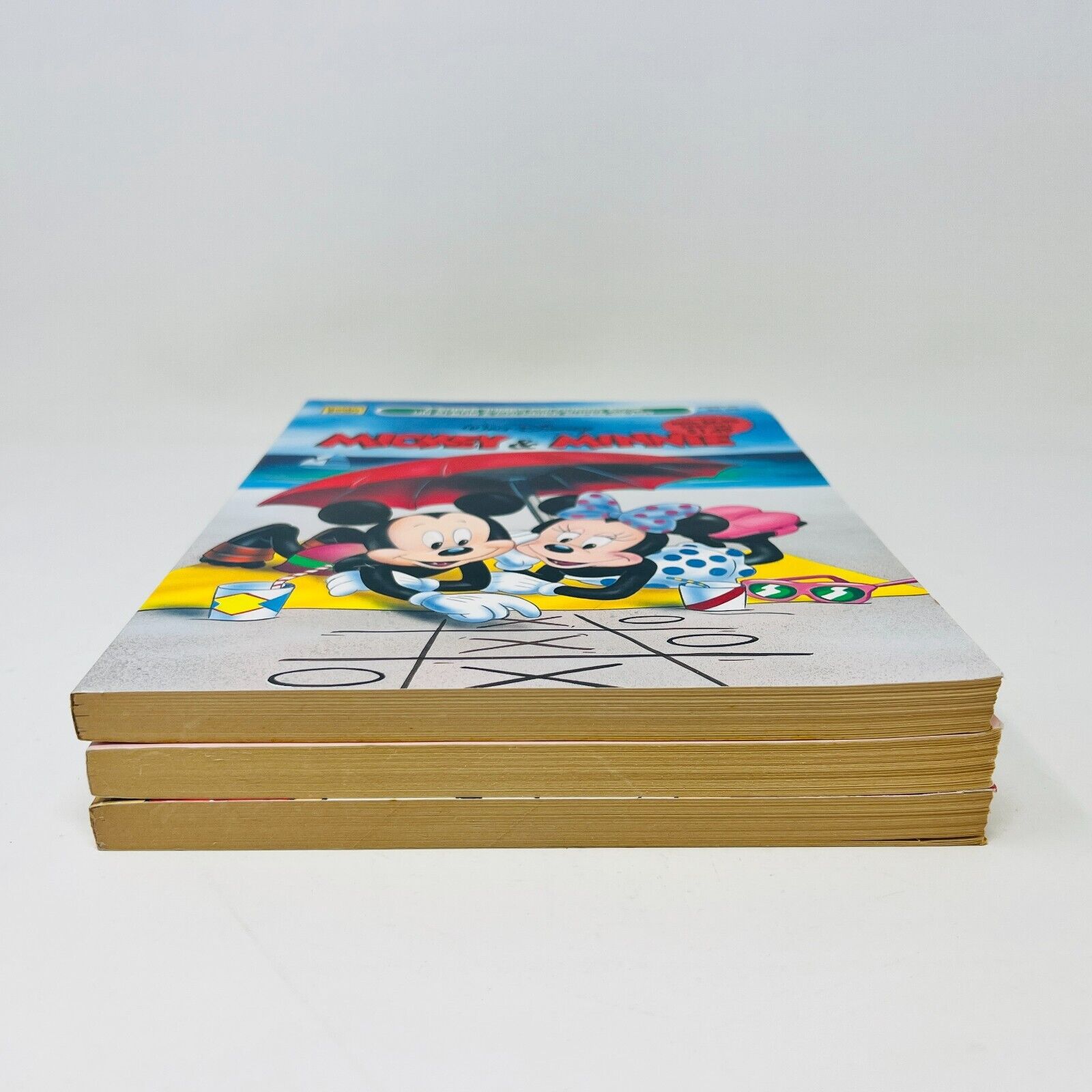 3x Disney Super Jumbo Coloring Golden Books Mickey/101 Dalmatians/Beauty 90s