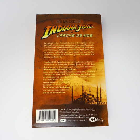 2008 Indiana Jones et l'Arche de Noé #4 de Rob Macgregor Paperback PB Milady