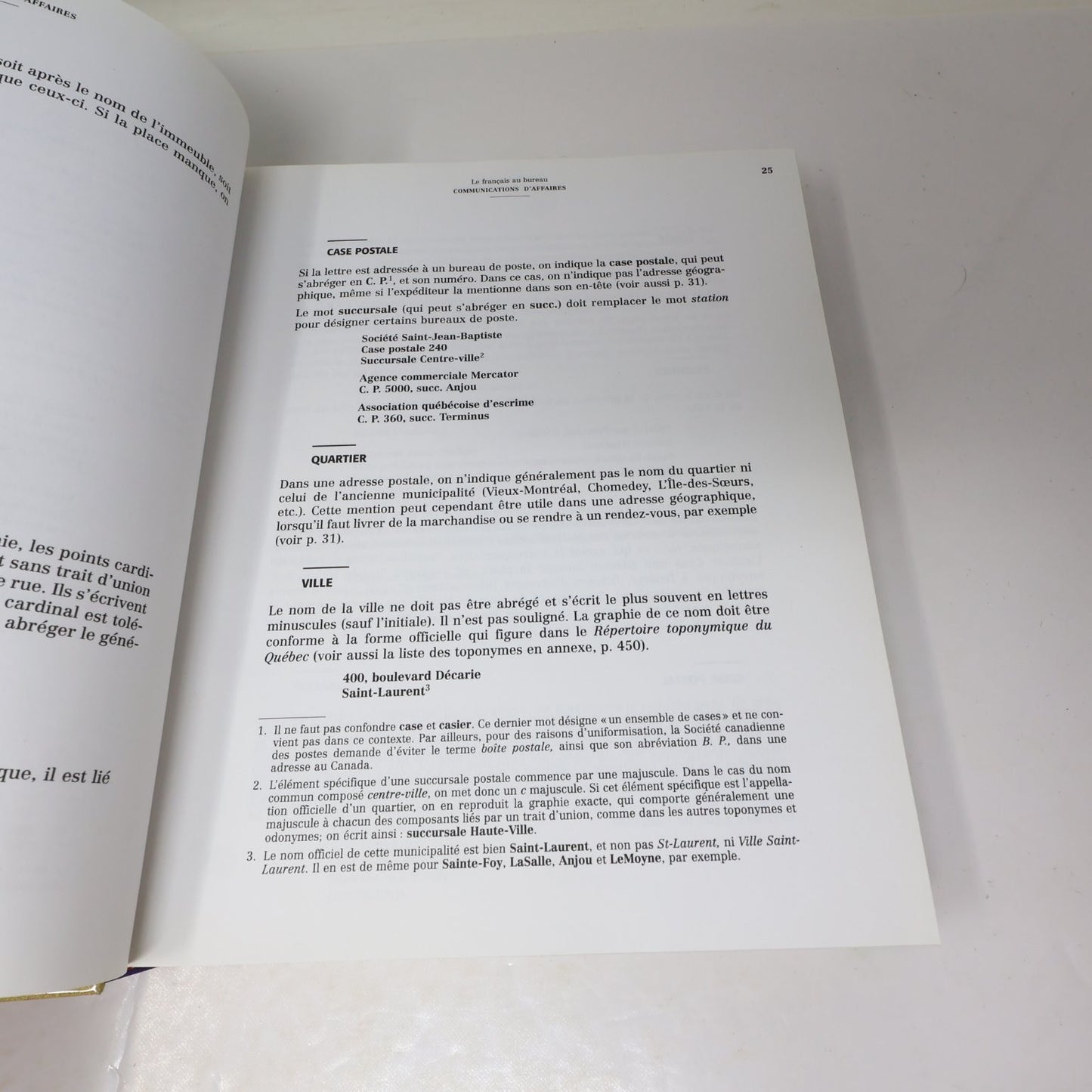 Le Français au Bureau Guilloton/Cajolot-Laganière 2000 5e Édition Québec Langue